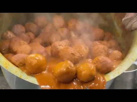 Mutton Rista Kashmir's Weird Mutton Rista Balls Preparation #mutton #nonveg #recipe ...