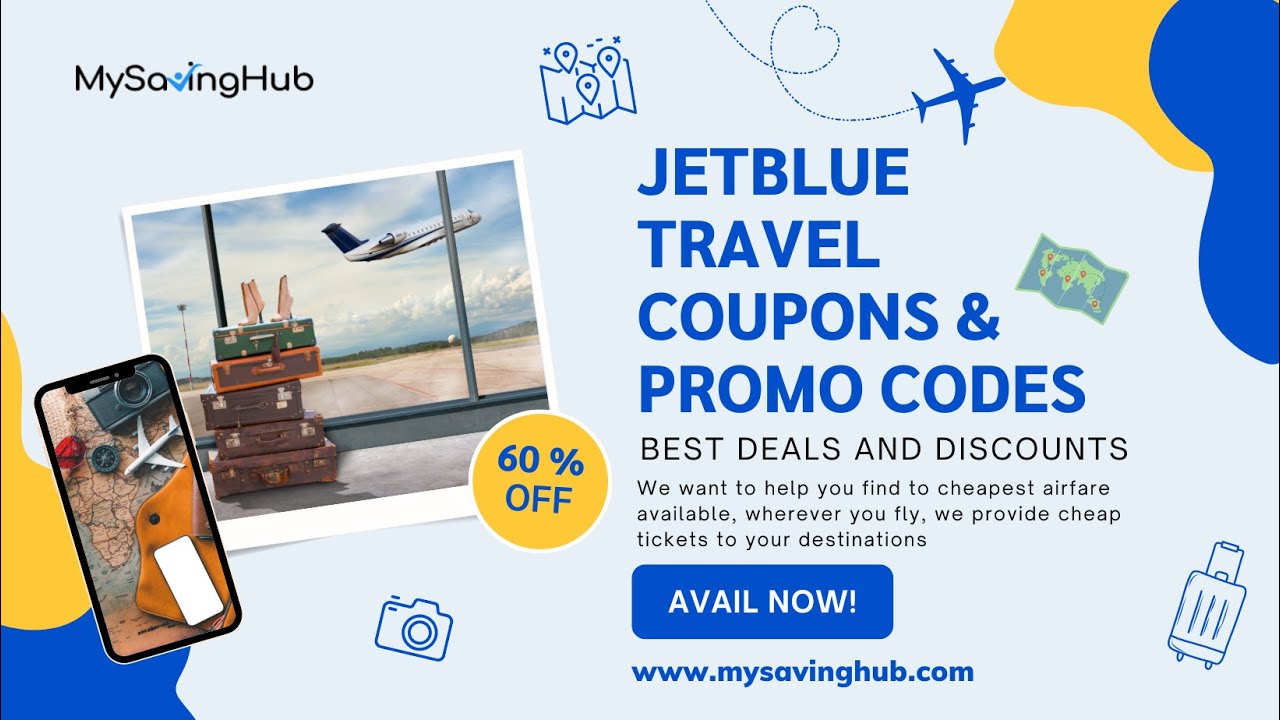 JetBlue Travel Promo Codes MySavingHub travel promo code YouTube
