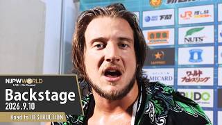 #njdest 2nd Match Backstage (with Subtitles) 9/10/26 | Road to DESTRUCTION 第2試合 Backstage