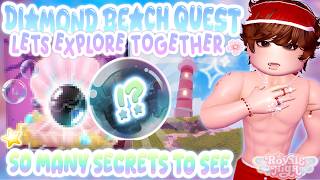 🏝️Exploring Diamond Beach & Finding Lore Filled secrets ✨┊Starting Over In Royale High Episode 16! 🫧