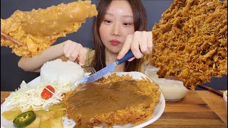 MUKBANG| 경양식 돈까스 먹어볼게요 🍴 Korean Pork Cutlet Donkatsu ASMR Eating
