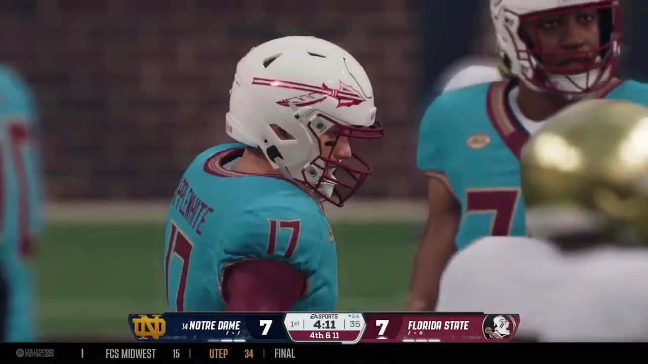 LFL 2026 Week 2 Notre Dame v Florida State