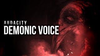 Audacity: How To Create a Demonic Voice
