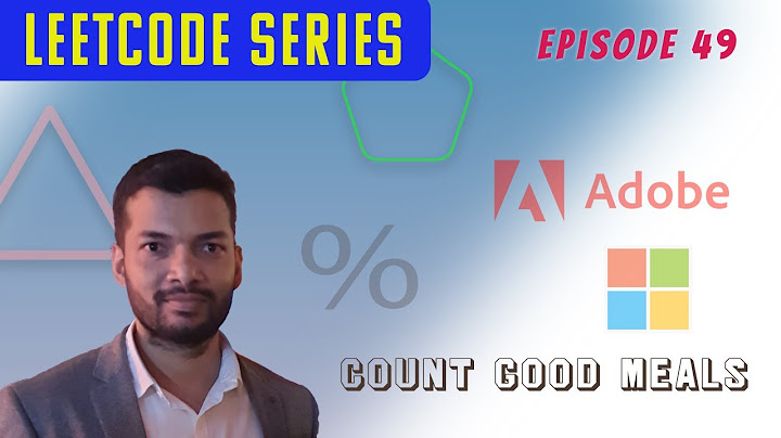 Episode 49 | Leetcode | Hindi and English | Count Good Meals