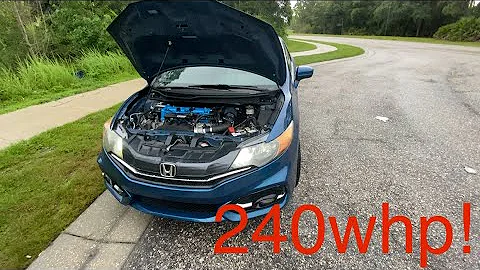 FBO 9th gen civic si (budget build) 240whp!