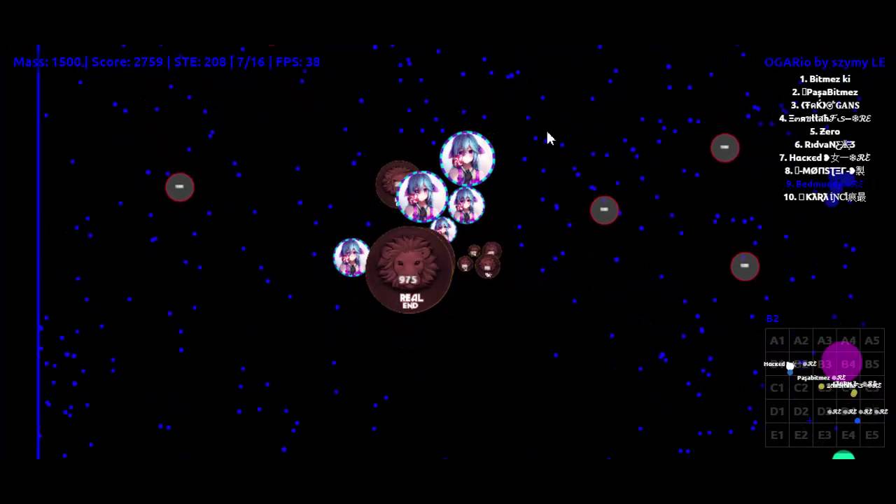 Agario RE Clan TeamPlay  Agario w/ Hacked