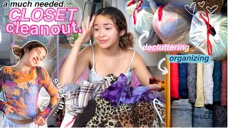 CLOSET CLEANOUT 2021 ☆ *getting rid of everything & starting my wardrobe makeover*