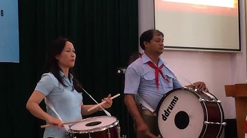 Lớp tập huấn nghiệp vụ công tác Đội và kỹ năng xã hội phía nam năm 2018| Trống hành tiến