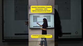How to Use Scientific Calculator on Uptree Interactive Flat Panel | Smart Classroom Tech