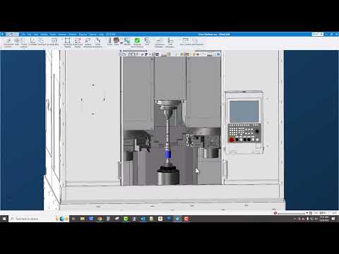 EMAG VT 4-4 GibbsCAM Digital Twin