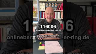 Der Weiße Ring hilft Opfern von Gewalt