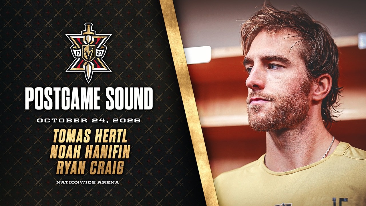 🎥 POSTGAME SOUND | Hertl, Hanifin & Craig