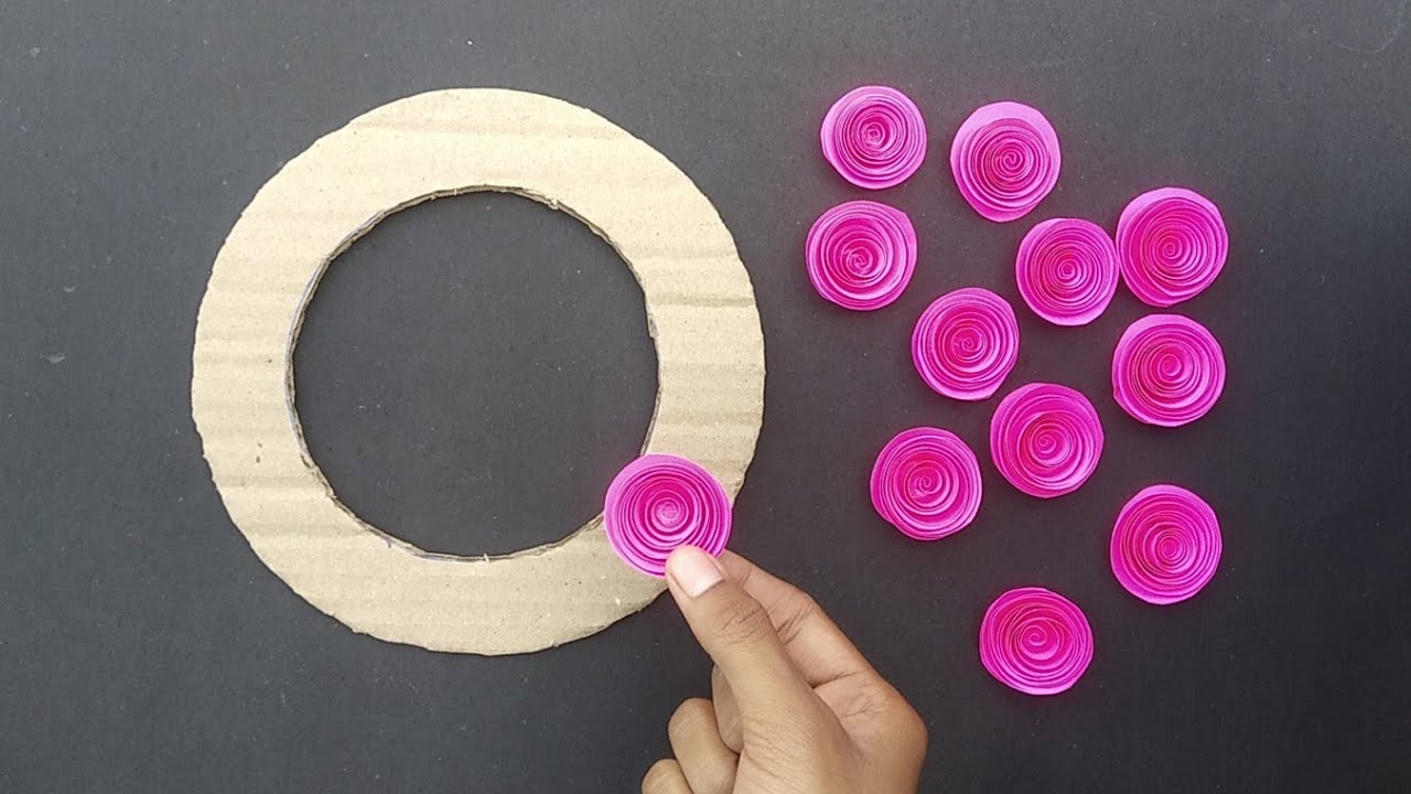 DIY wall hanging / beautiful wall hanging / Wall mate / how to make wall hanging / easy paper