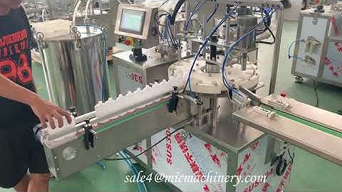 Automatic Cyanoacrylate Glue Bottle Filling Capping Labeling Machine