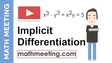 Implicit Differentiation - Calculus Derivatives Tutorial