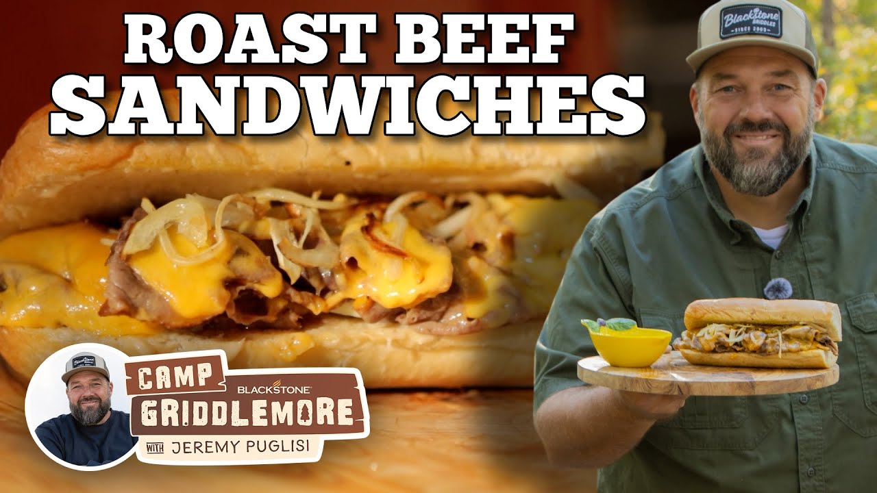 Сэндвичи с ростбифом на сковородках Blackstone Camping Griddles