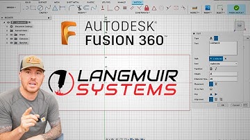 FUSION 360/ LANGMUIR....Hoe u aangepaste logolettertypen vindt...Stap voor stap