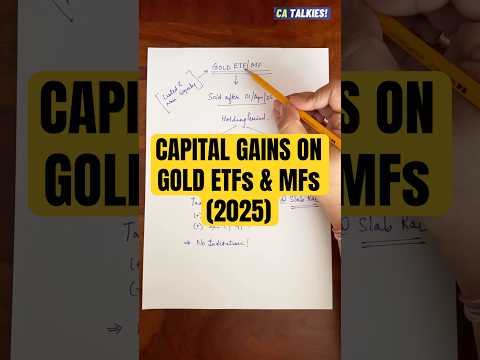 Capital Gains pada Gold ETF dan Reksadana Emas | Penjelasan | STCG vs LTCG pada Gold ETF | 2025