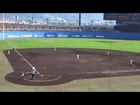 中村奨成（広陵）vs 徳山壮磨（大阪桐蔭・エース）　えひめ国体・高校野球決勝戦