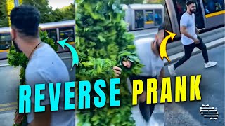 Guy Pranked a Person Wearing a Tree Costume to Prank People