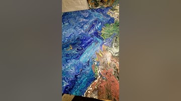 Acrylic on Canvas video #8  Under Sea Colors