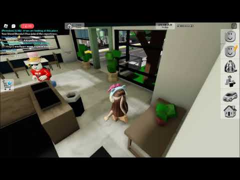Looking at the tanning salon and breakfast in brookhaven!! | roblox | 2kool24skool