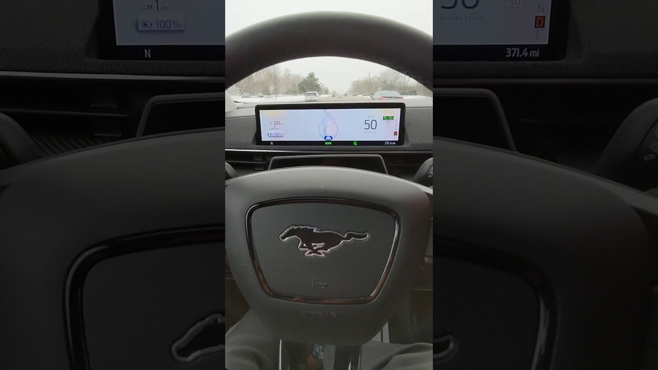 2021 Ford mustang Mach e intelligent adaptive Cruise control function