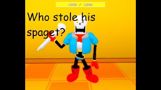Hardmode Disbelief Papyrus Showcase in Undertale Endless Route Roblox