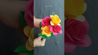 Paper Rose Making Tutorial || How to make paper Rose || Rose Making Idea With Paper || Paper Rose