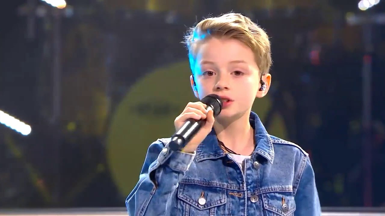Mathis 'Derniere danse' sing of The Voice Kids Belqiue YouTube