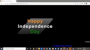independence day 2023 WhatsApp Status || 15August || HTML AND CSS || 15 AUGUST || jpwebdevelopers