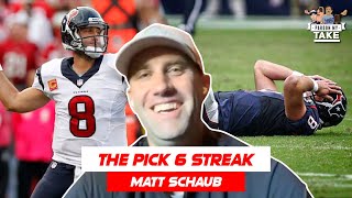 Celebrity Matt Schaub tells Pardon My Take About Going Through his Record Streak of Pick 6's Profile