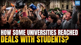How Some Universities Reached Deals With Students