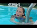 The Kids Swimming in the Pool During Our Family Vacation in New York!