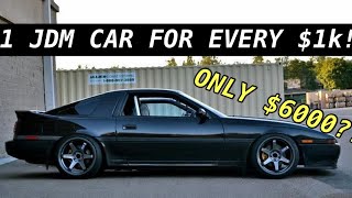 The 13 Best JDM Cars For Every Budget! ($1k$25k)