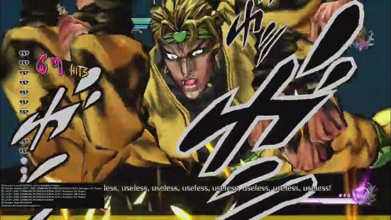 JJBA All Star Battle Dio & Jotaro Road Roller Cutscene YouTube