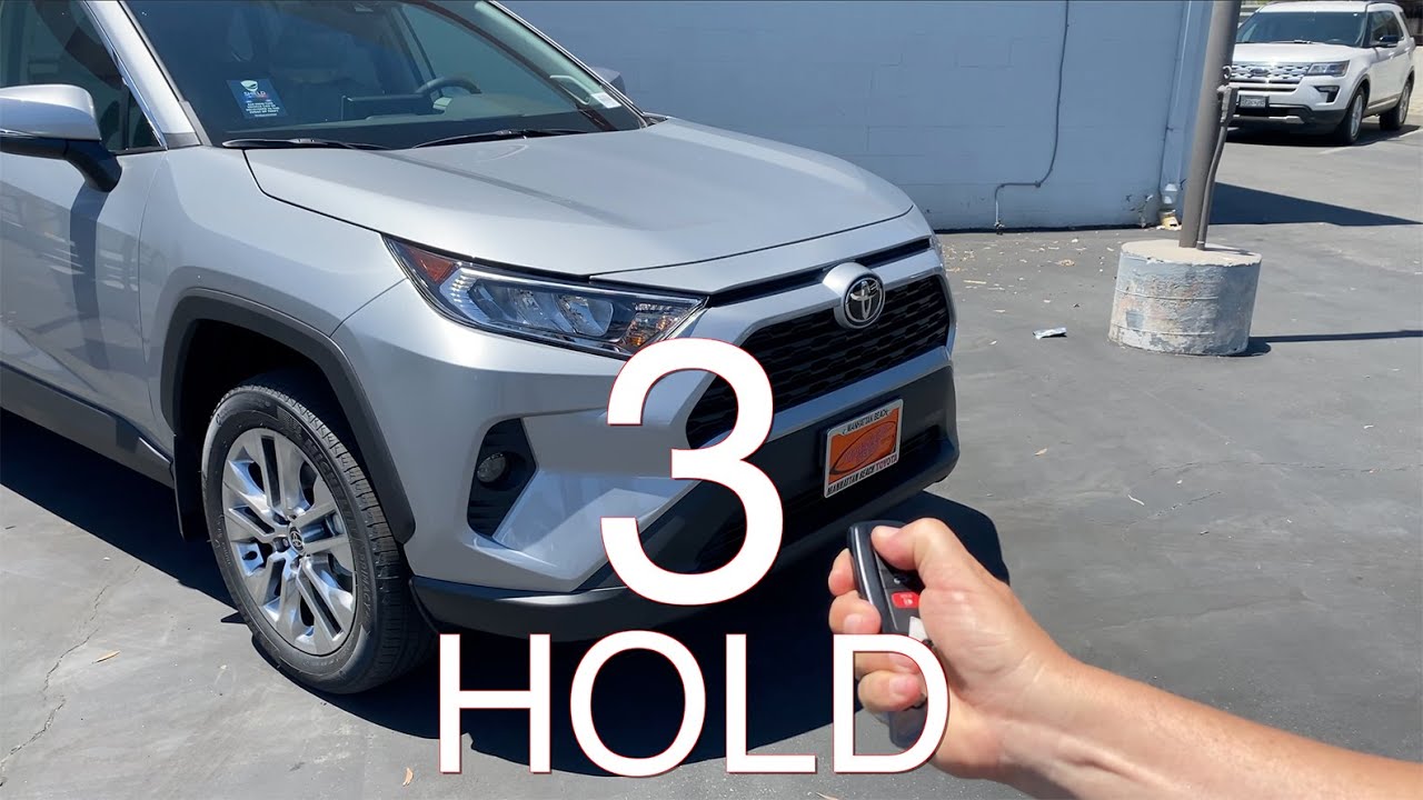 Toyota RAV4 Tips: Remote Start Key Fob - YouTube