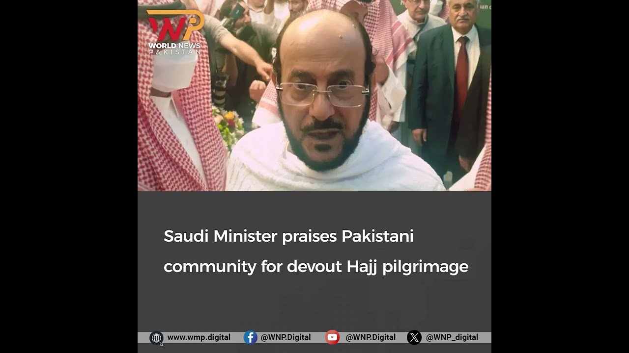 Saudi Minister of Islamic Affairs praises Pakistani community for devout Hajj pilgrimage