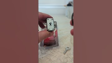 Lock Picking a Master Lock Number 22 Warded Lock