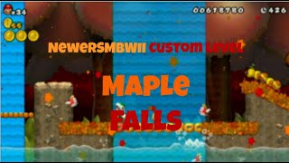 NewerSMBWII custom Level: MapleFalls