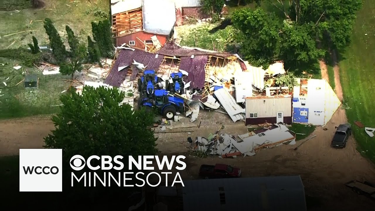 Minnesota community comes together after EF-1 tornado - YouTube
