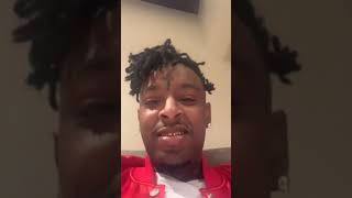 21 Savage on Instagram Live (12/7/2019)