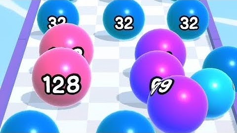 Ball Run 2048 Gameplay Level 50-53