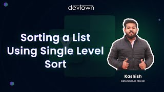 Single LEVEL Sorting in MS Excel