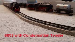 Class 52 Steam Locomotive with Condensation Tender - Track sound! Märklin 37171