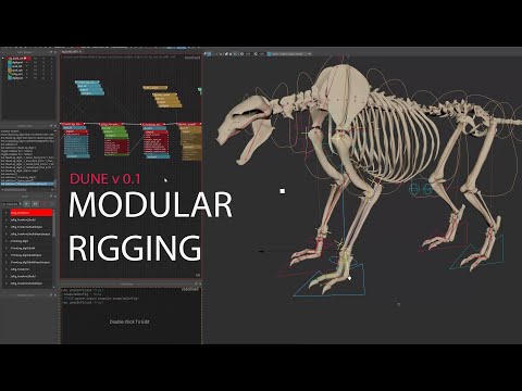 Modular Rigging Framework | Maya | NXT - Dune v 0.1