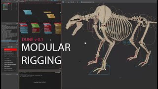 Modular Rigging Framework | Maya | NXT - Dune v 0.1