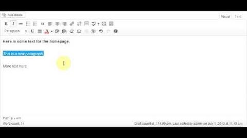 Text Formatting in WordPress
