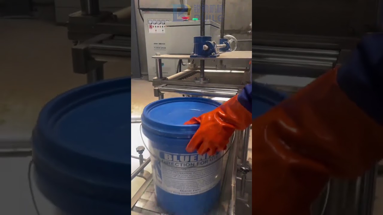 Plastic Piant Pail Filling&Capping Machine with Roller