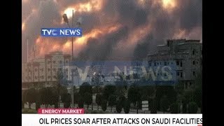 Oil prices surge by nearly 20% after attacks on Saudi facilities